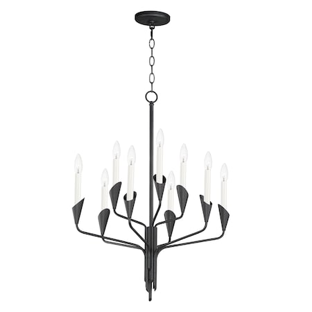 Maxim Lighting Calyx 9-Light Chandelier 24349BK
